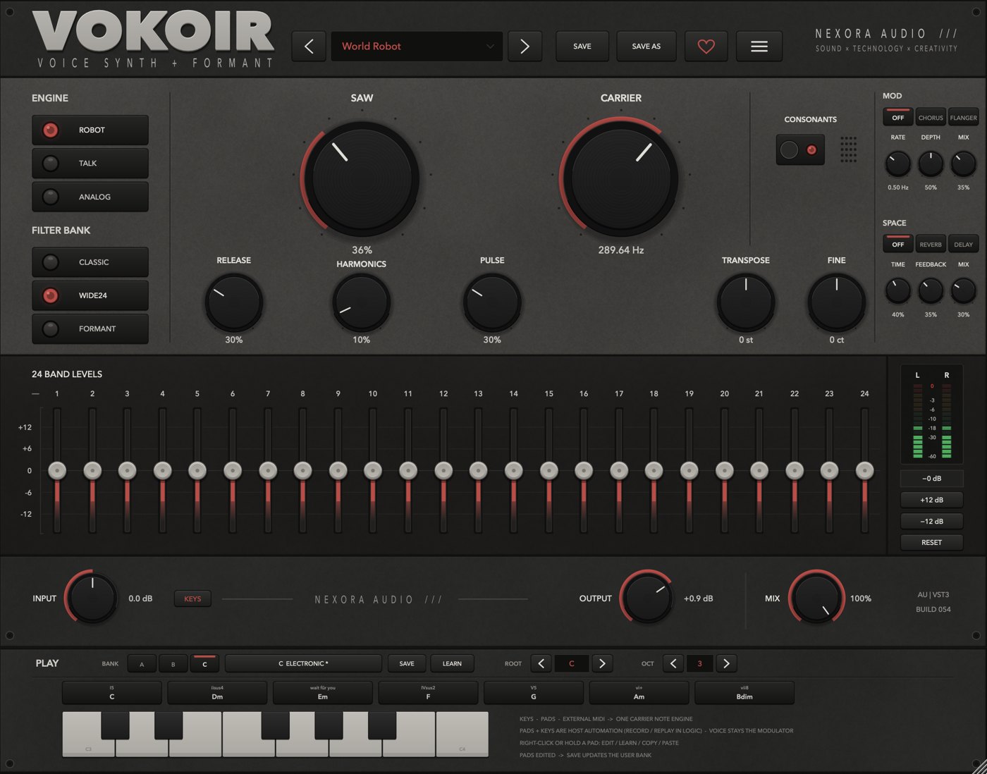 VOKOIR plugin interface